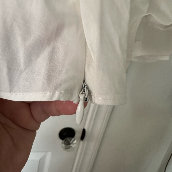 NWT peplum puff sleeve top - Picture 3 of 5